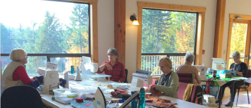 guild members enjoying the retreat at camp homewood